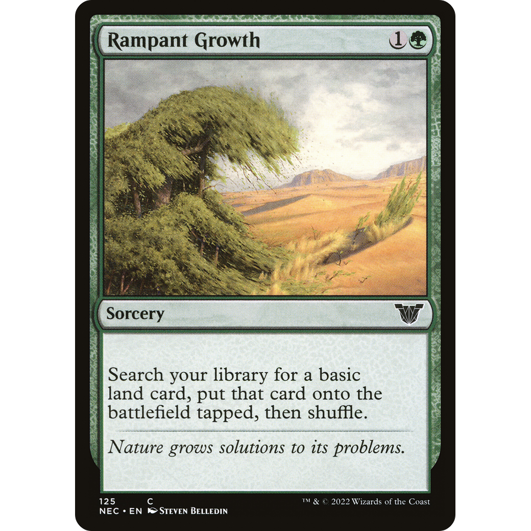 Rampant Growth (NEC-125) - Neon Dynasty Commander