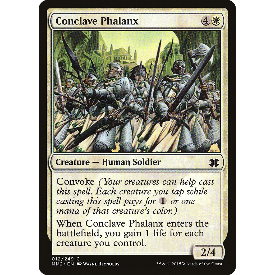 Conclave Phalanx (MM2-012) - Modern Masters 2015 Foil