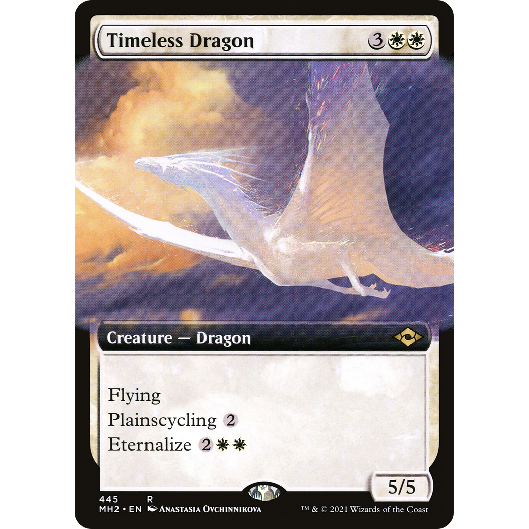 Timeless Dragon (Extended Art) (MH2-445) - Modern Horizons 2: (Extended Art)