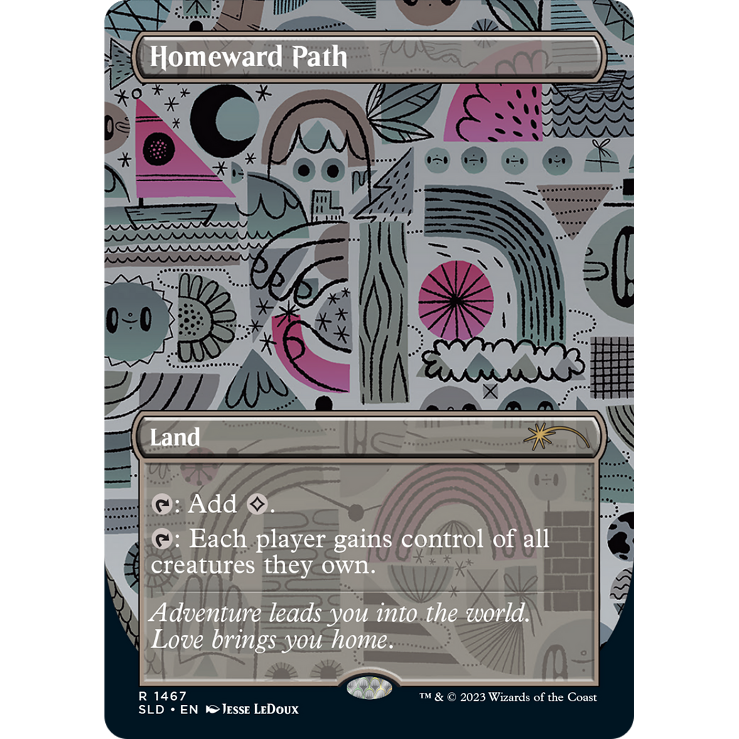 Homeward Path (1467) (SLD-1467) - Secret Lair Drop (Borderless)