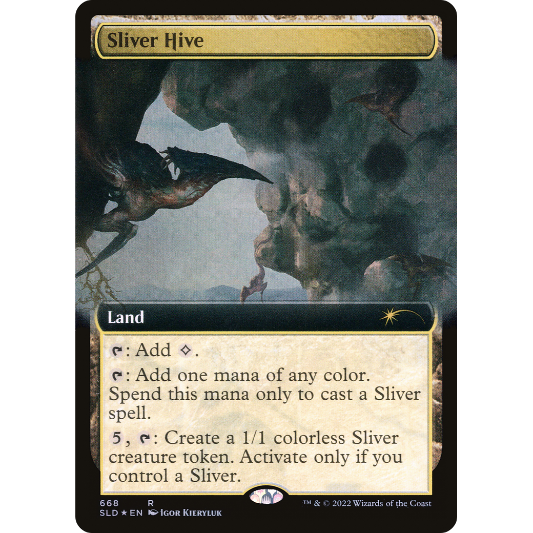 Sliver Hive (Extended Art) (SLD-668) - Secret Lair Drop: (Extended Art) Foil