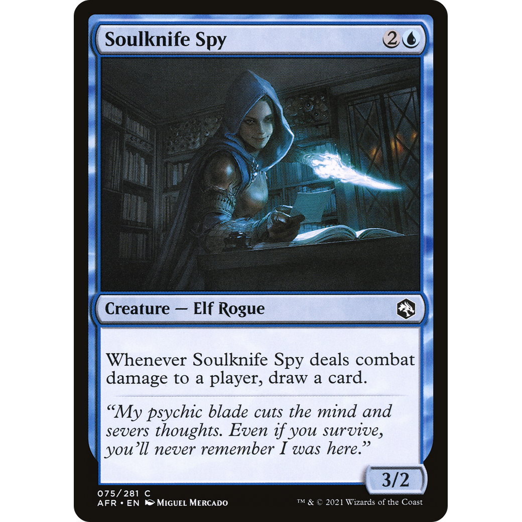 Soulknife Spy (AFR-075) - Adventures in the Forgotten Realms Foil