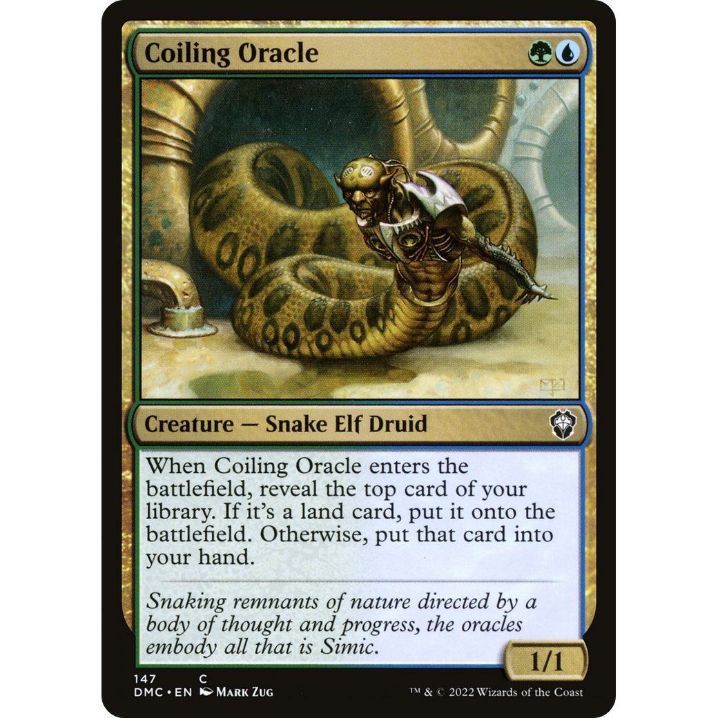 Coiling Oracle (DMC-147) - Dominaria United Commander