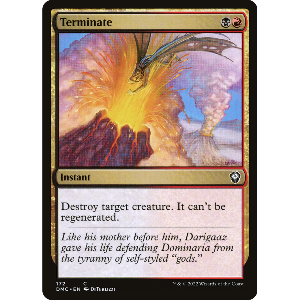 Terminate (DMC-172) - Dominaria United Commander