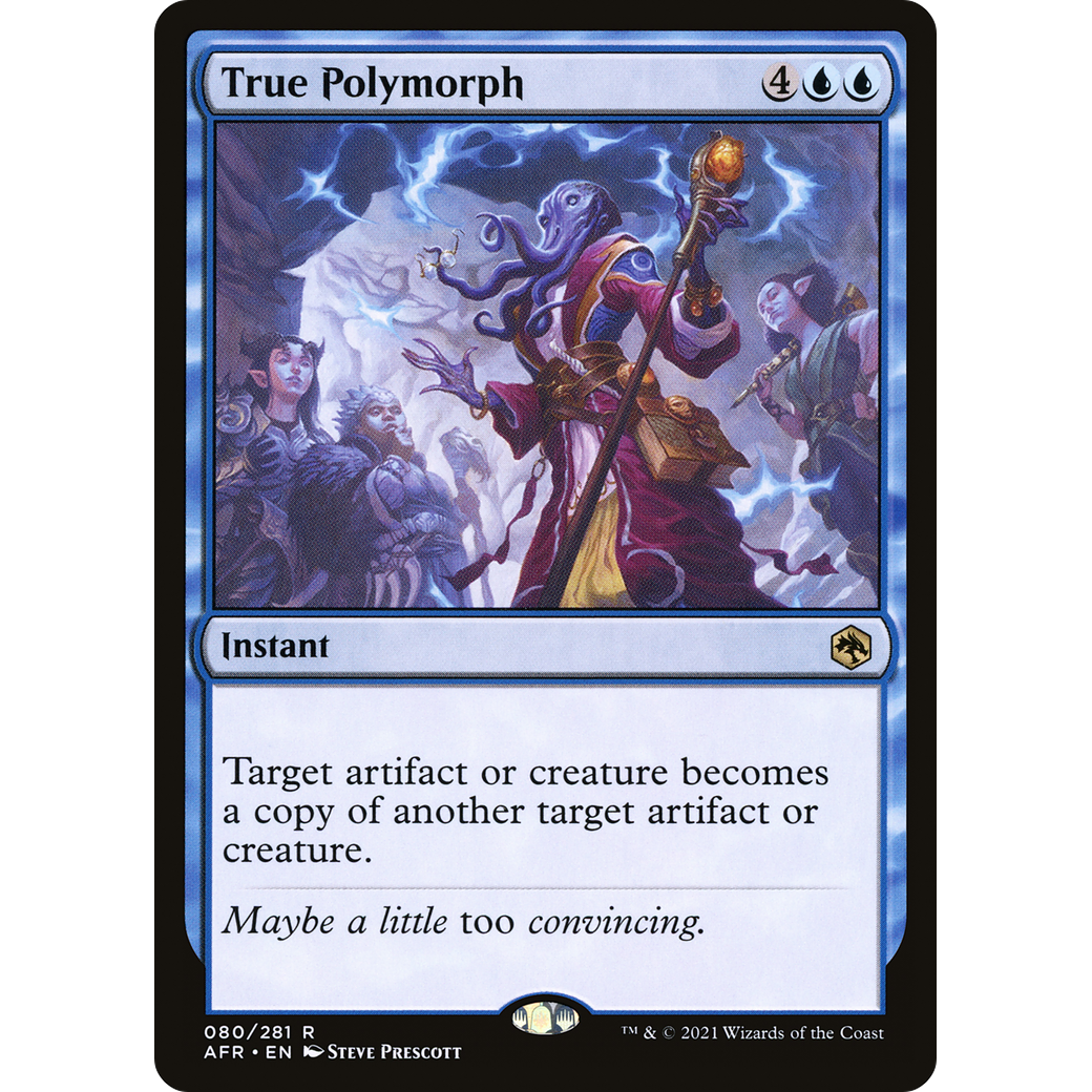 True Polymorph (AFR-080) - Adventures in the Forgotten Realms Foil