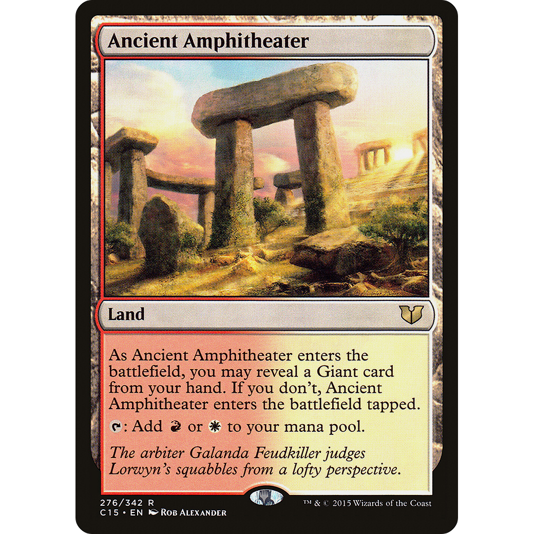Ancient Amphitheater (C15-276) - Commander 2015