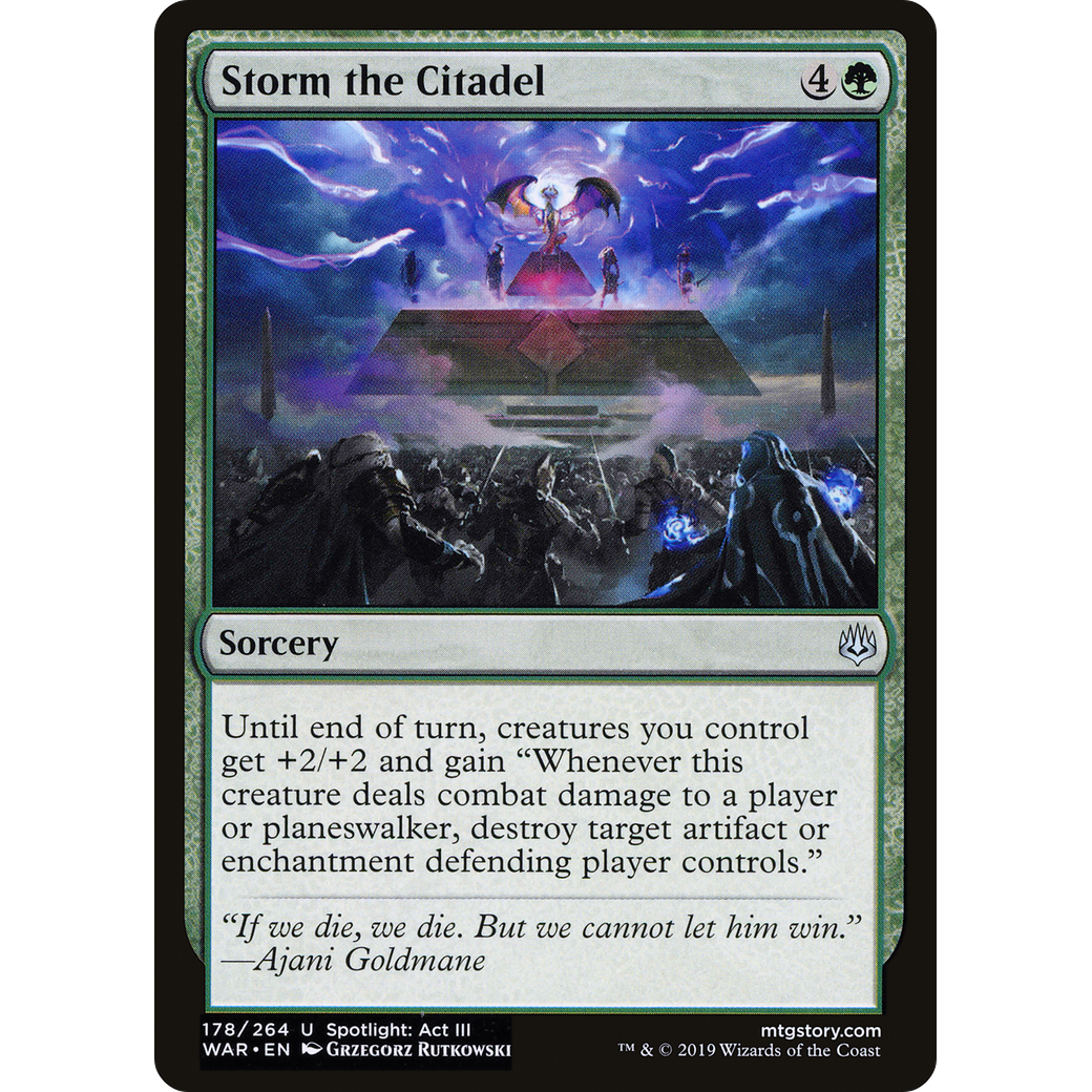 Storm the Citadel (WAR-178) - War of the Spark Foil