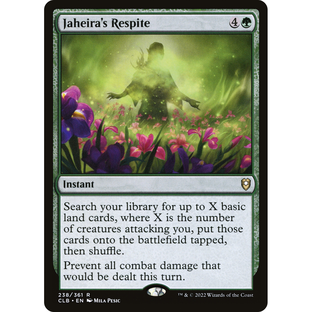 Jaheira's Respite (CLB-238) - Commander Legends: Battle for Baldur's Gate Foil