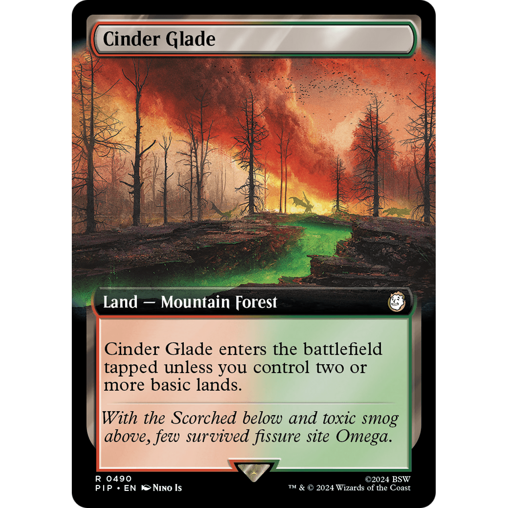 Cinder Glade (PIP-490) - Fallout: (Extended Art) Foil