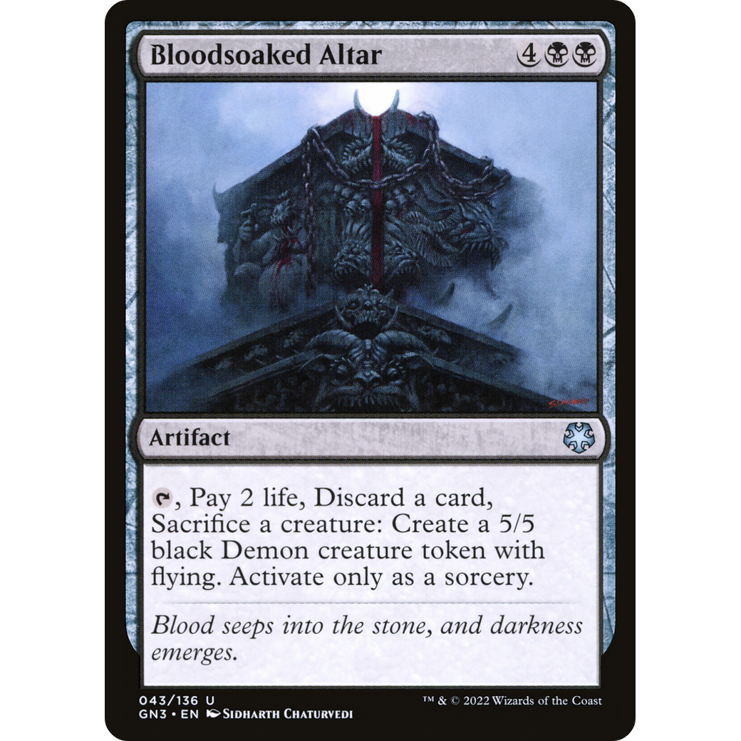 Bloodsoaked Altar (GN3-043) - Game Night: Free-for-All