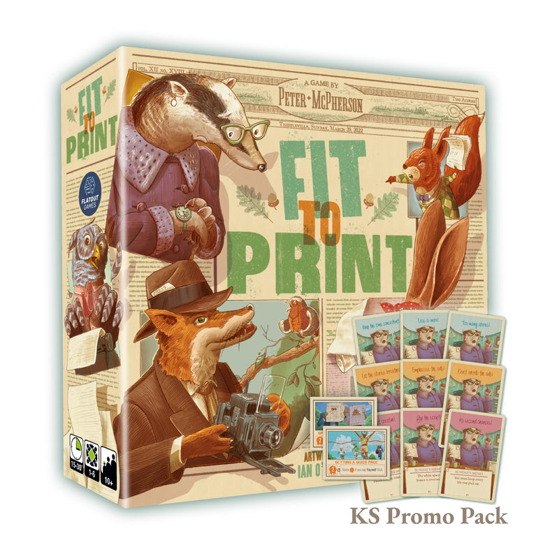 Fit to Print: Kickstarter Edition (Promo Included)