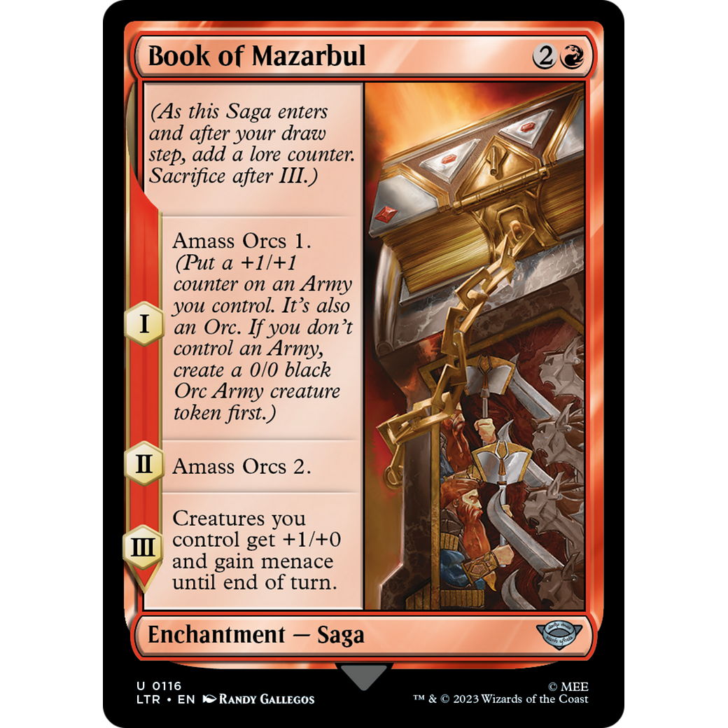 Book of Mazarbul (LTR-116) - The Lord of the Rings: Tales of Middle-earth