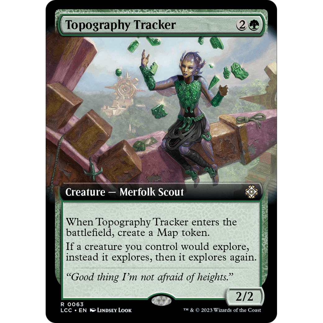 Topography Tracker (LCC-063) - The Lost Caverns of Ixalan Commander: (Extended Art)