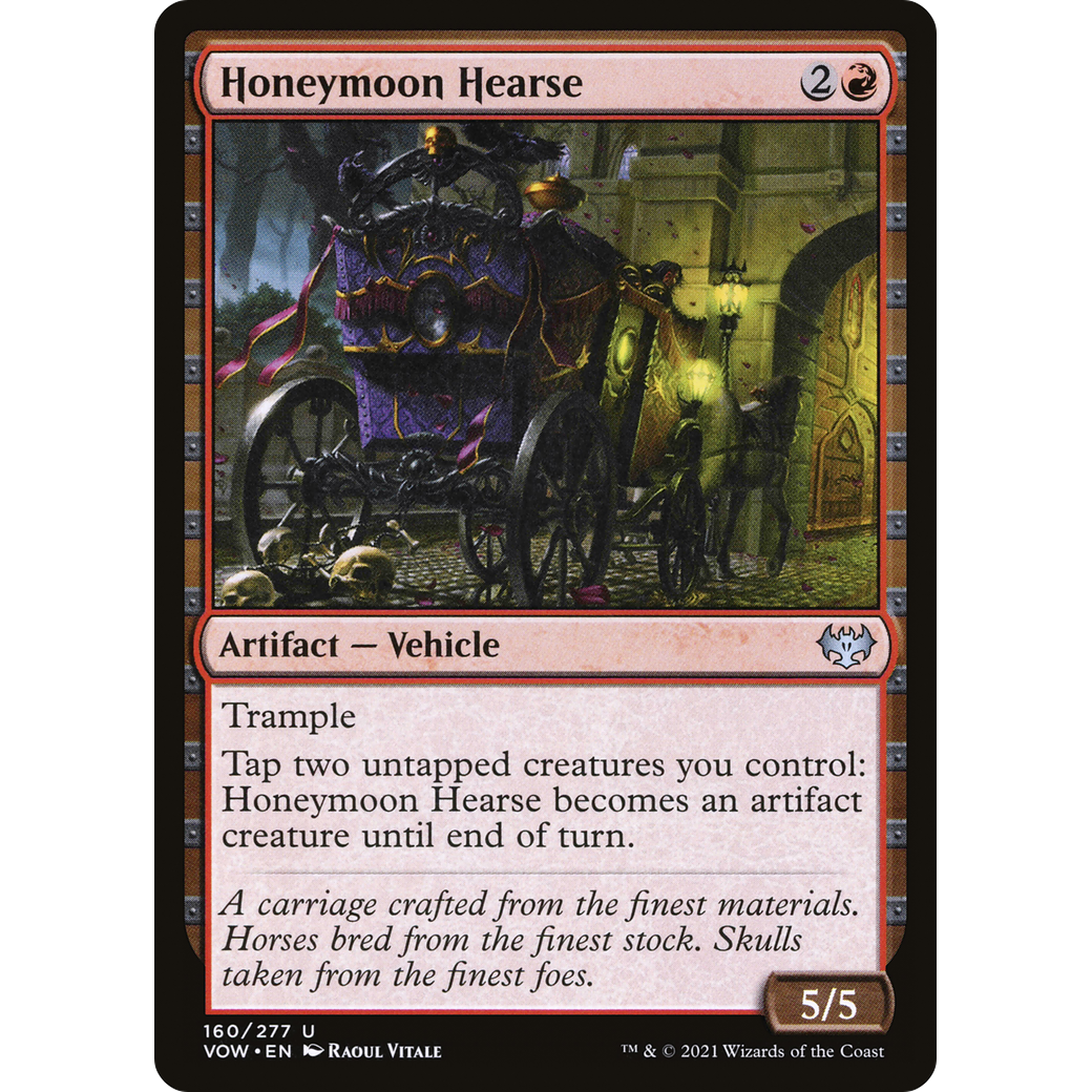 Honeymoon Hearse (VOW-160) - Innistrad: Crimson Vow Foil