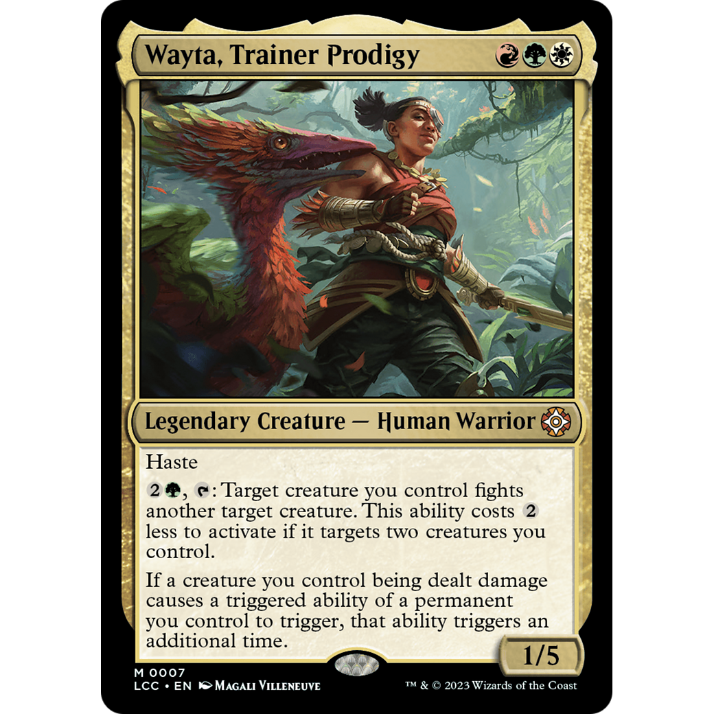 Wayta, Trainer Prodigy (LCC-007) - The Lost Caverns of Ixalan Commander Foil