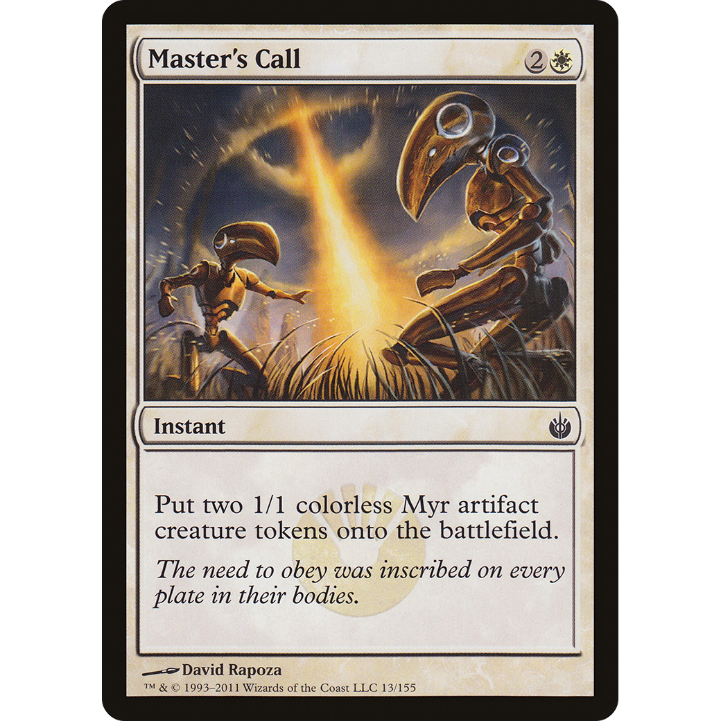 Master's Call (MBS-013) - Mirrodin Besieged Foil
