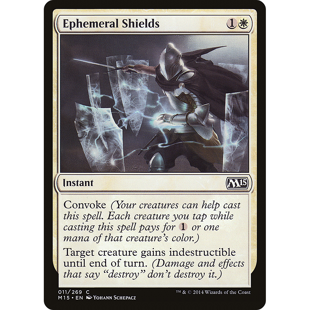 Ephemeral Shields (M15-011) - Magic 2015 Foil