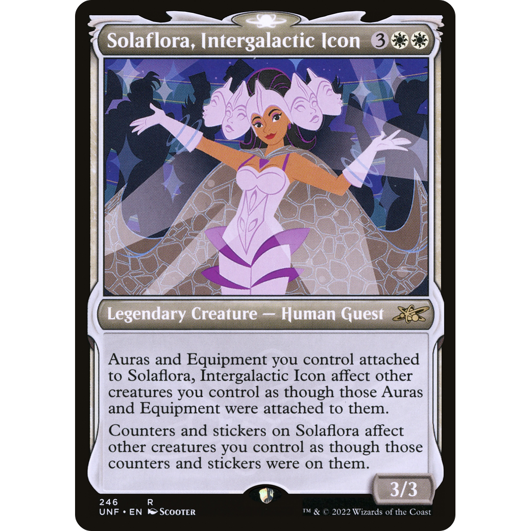 Solaflora, Intergalactic Icon (Showcase) (UNF-246) - Unfinity: (Showcase)