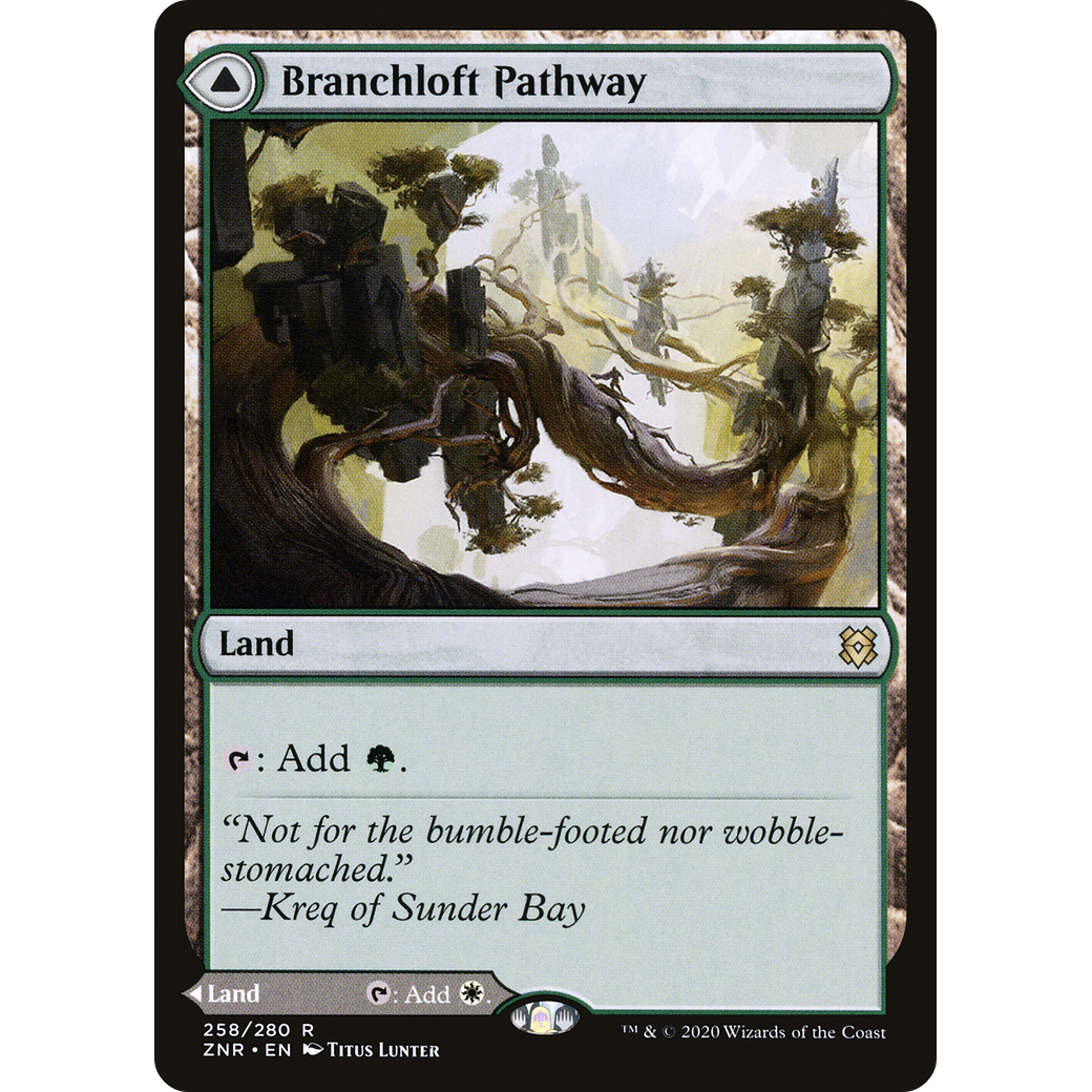 Branchloft Pathway (ZNR-258) - Zendikar Rising Foil