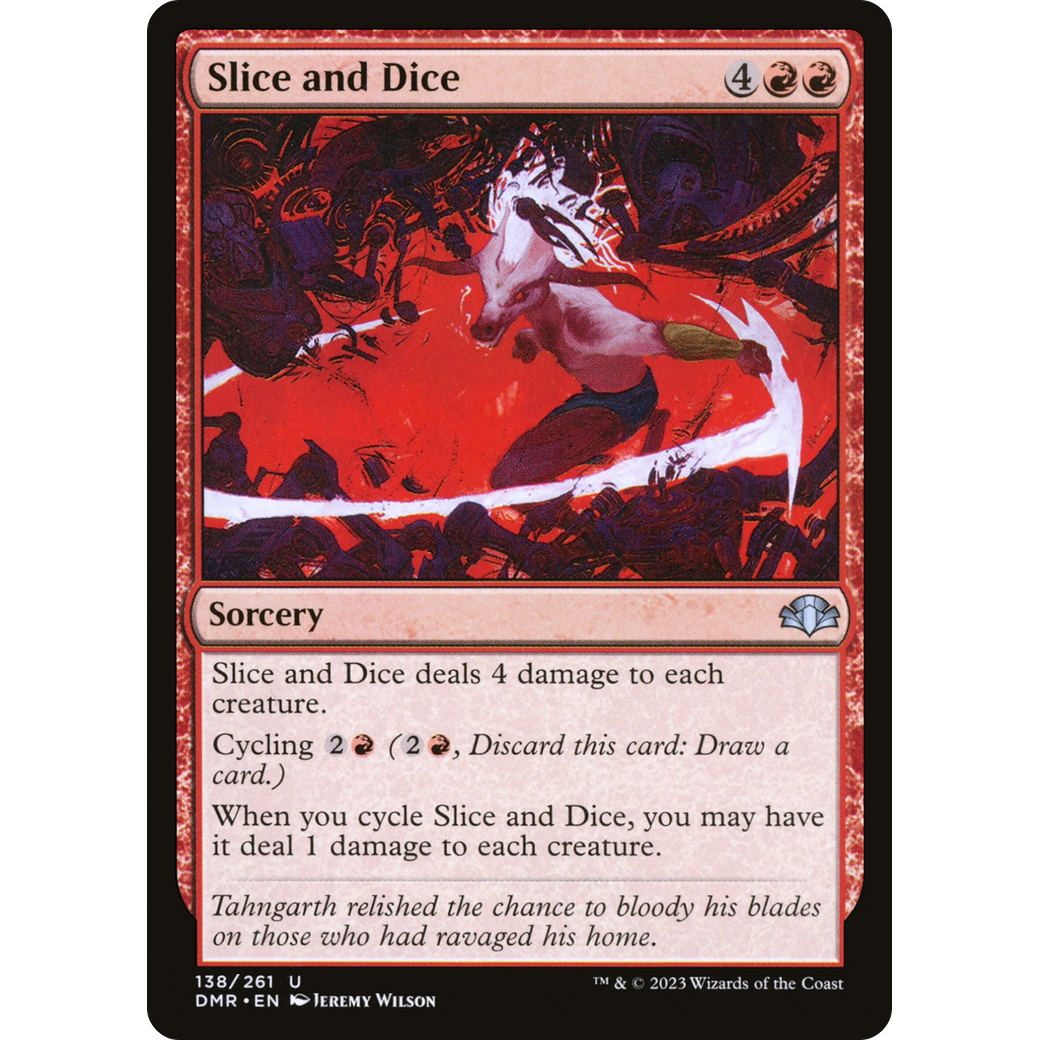 Slice and Dice (DMR-138) - Dominaria Remastered