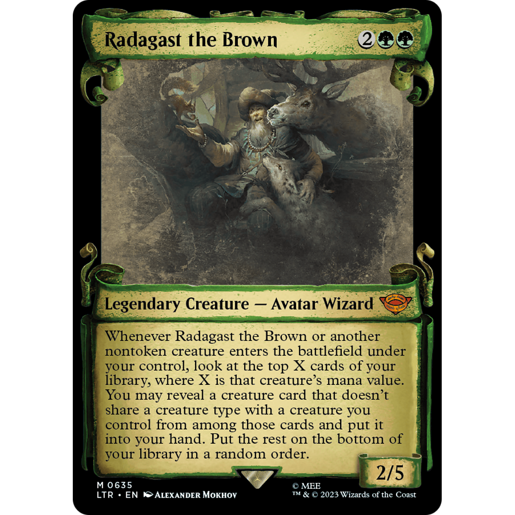 Radagast the Brown (LTR-635) - The Lord of the Rings: Tales of Middle-earth: (Showcase) Foil