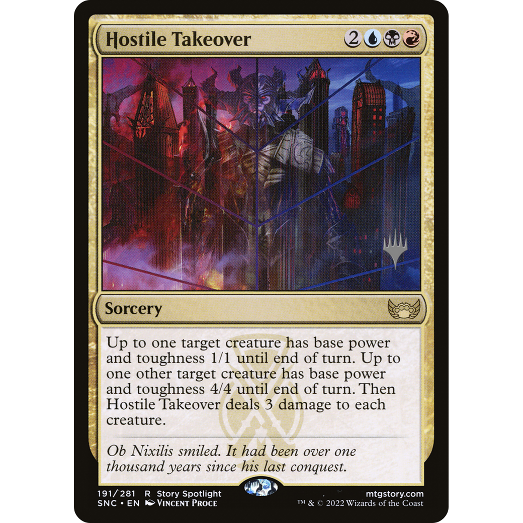 Hostile Takeover (PPSNC-191) - Streets of New Capenna Promos Foil