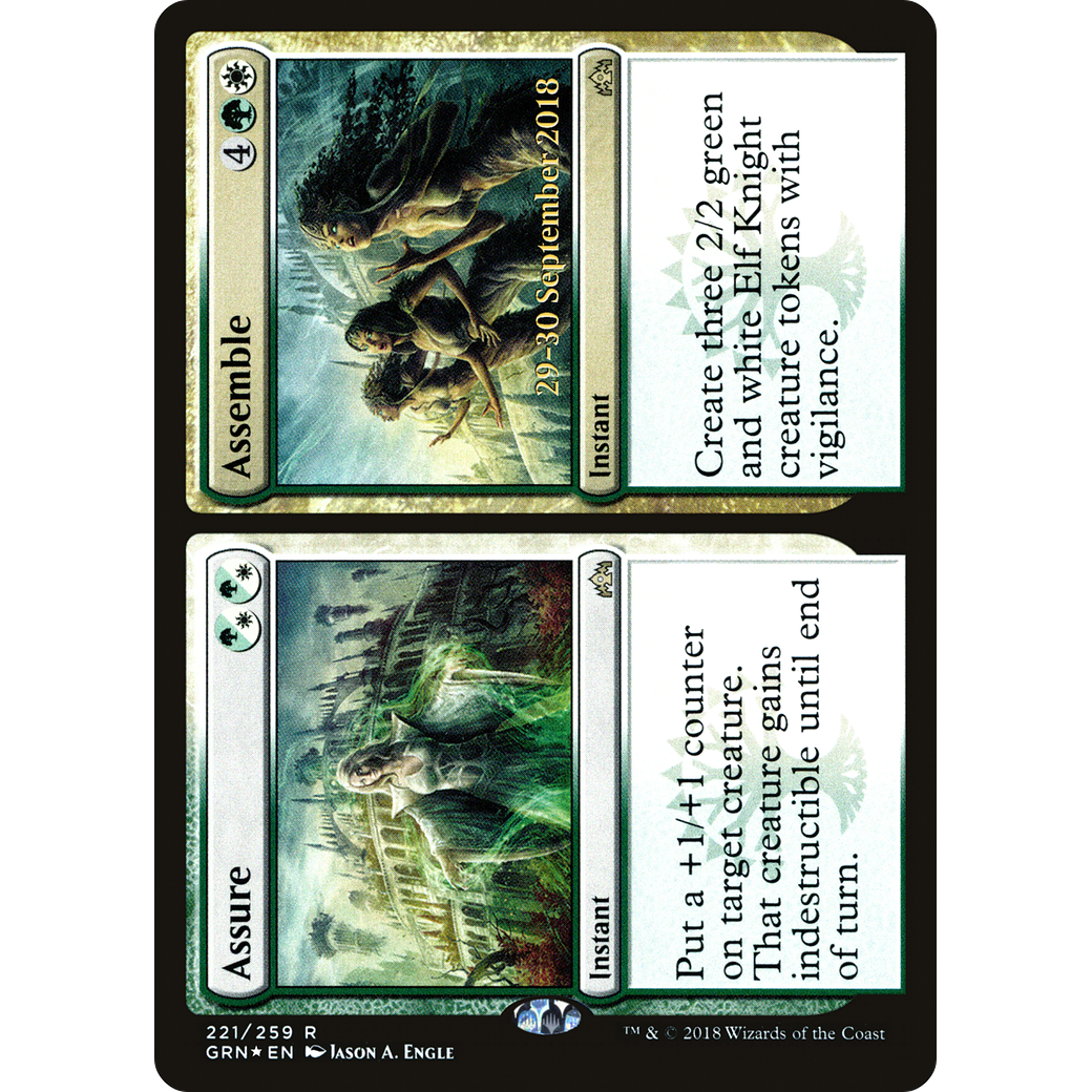 Assure // Assemble (PRE-221) - Guilds of Ravnica Promos Foil