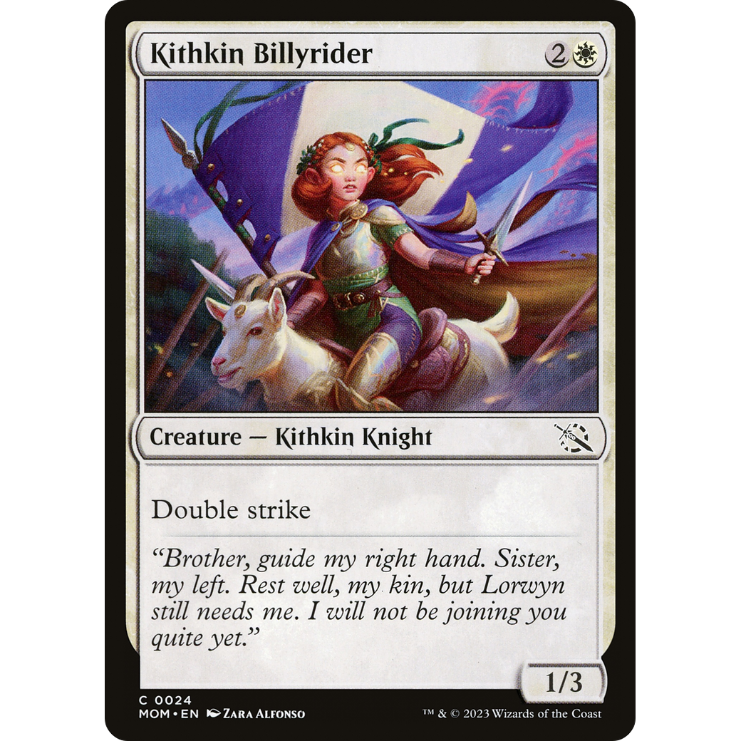 Kithkin Billyrider (MOM-024) - March of the Machine Foil