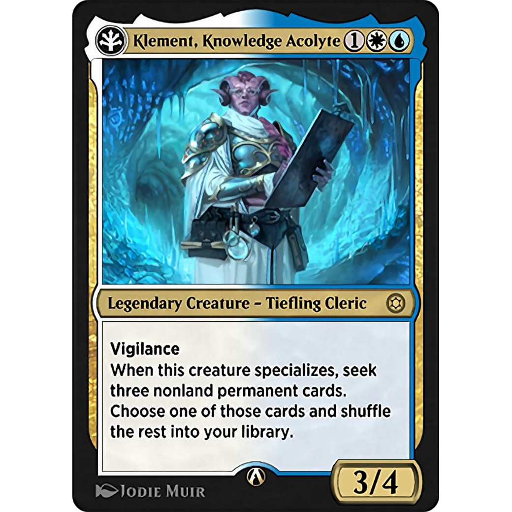 Klement, Knowledge Acolyte (HBG-01U) - Alchemy Horizons: Baldur's Gate
