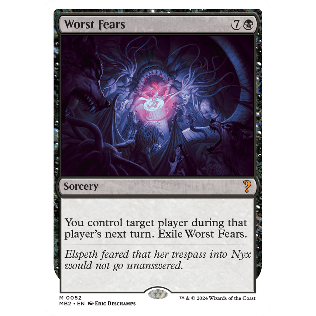 Worst Fears (White Border) (MB2-052) - Mystery Booster 2