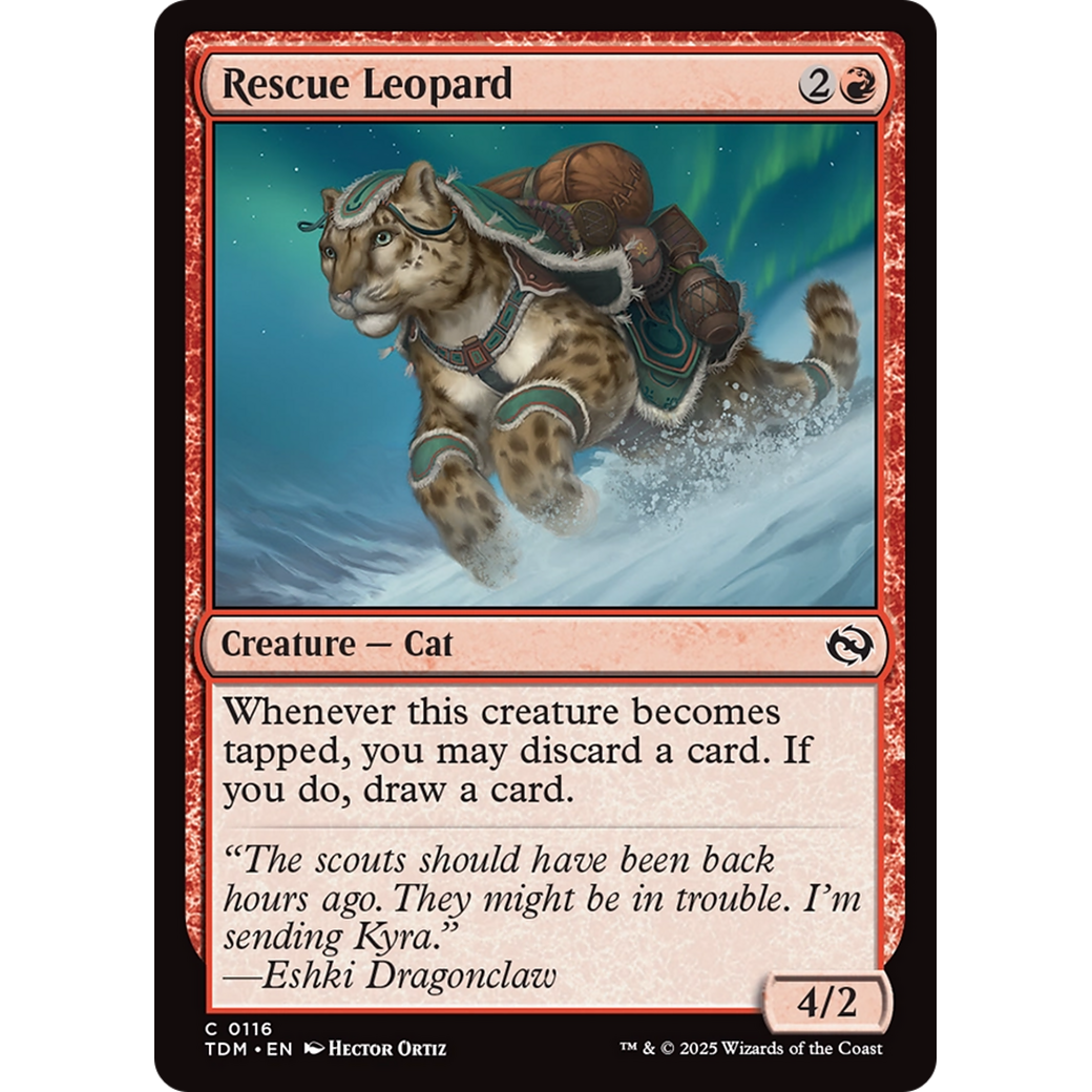 Rescue Leopard (TDM-116) - Tarkir: Dragonstorm