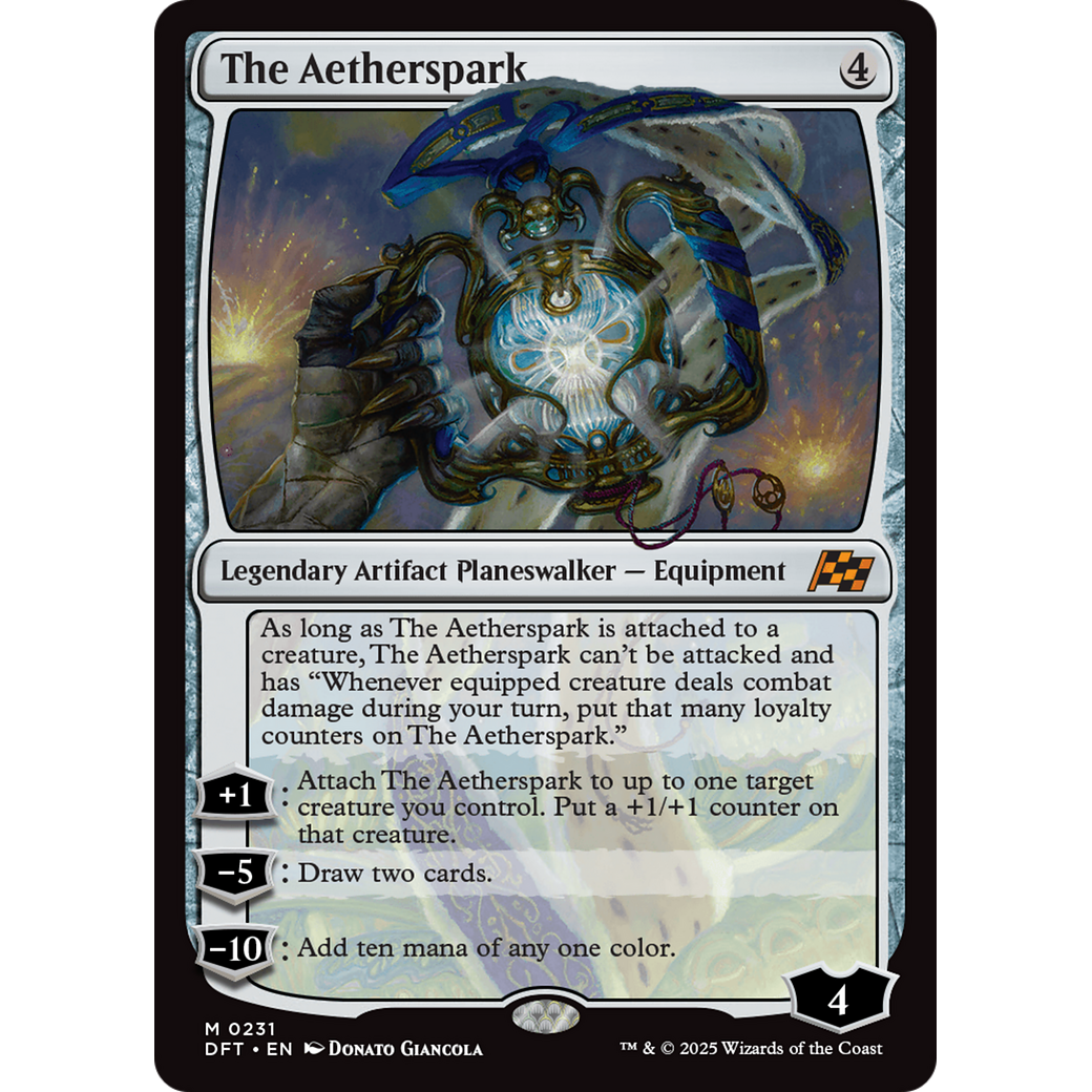 The Aetherspark (DFT-231) - Aetherdrift Foil