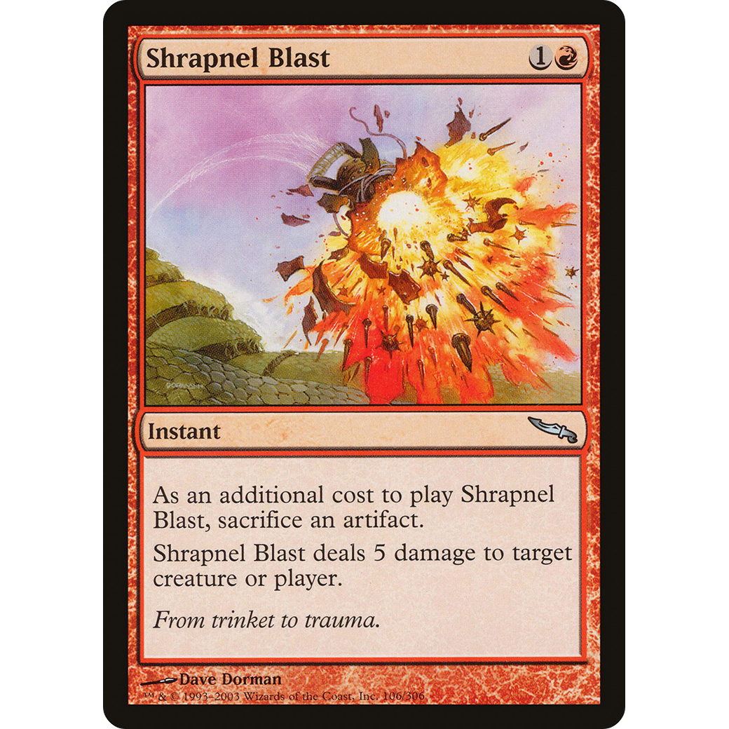 Shrapnel Blast (MRD-106) - Mirrodin Foil