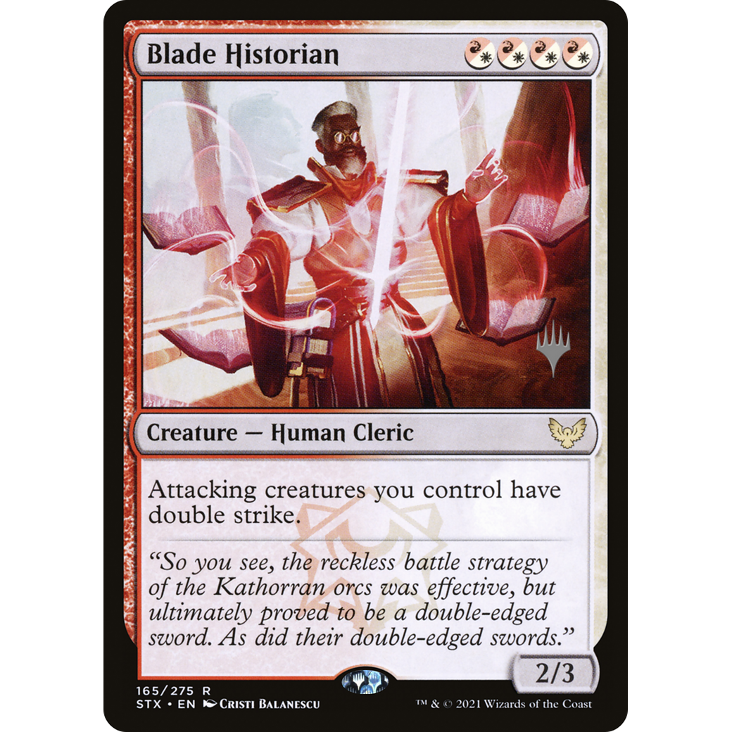 Blade Historian (PPSTX-165) - Strixhaven: School of Mages Promos Foil