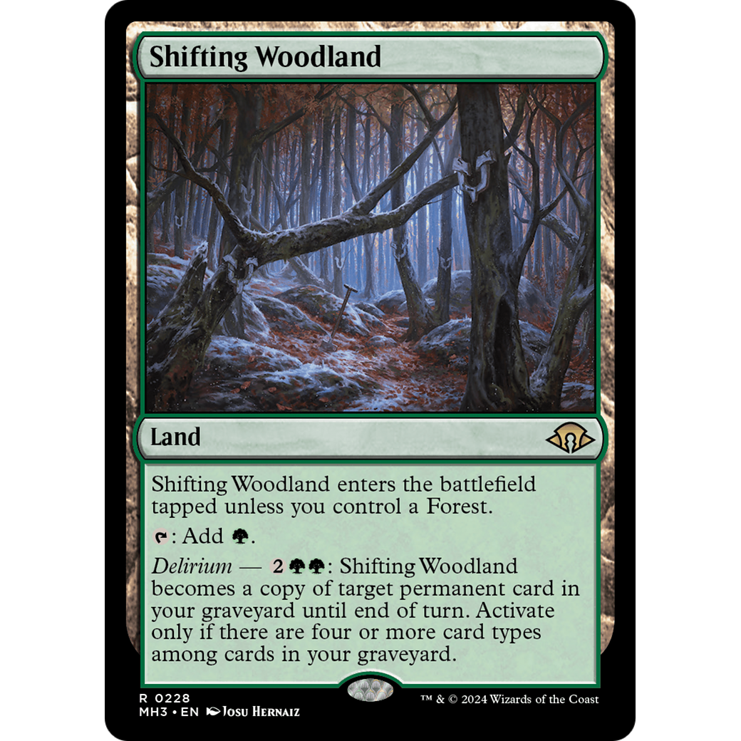 Shifting Woodland (MH3-228) - Modern Horizons 3 Foil