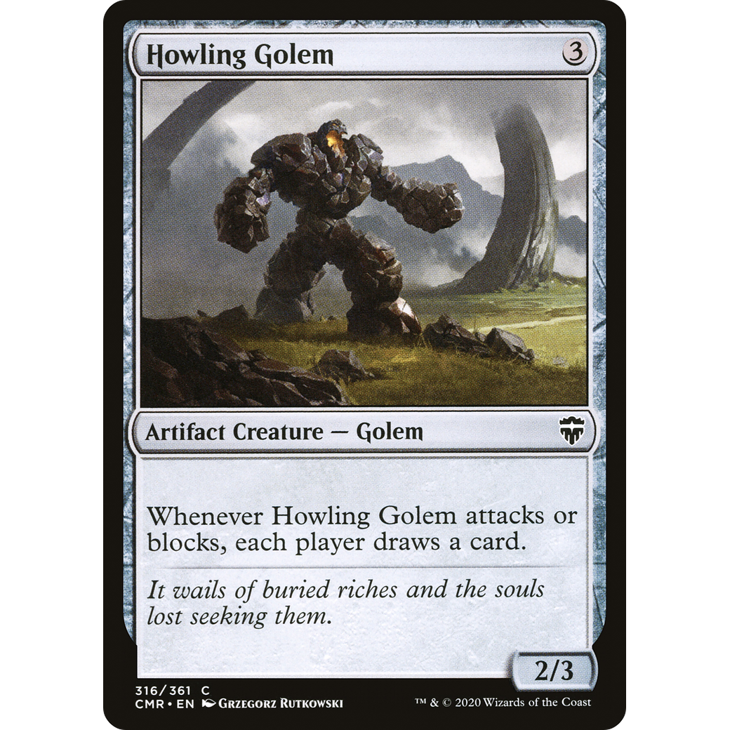Howling Golem (CMR-316) - Commander Legends