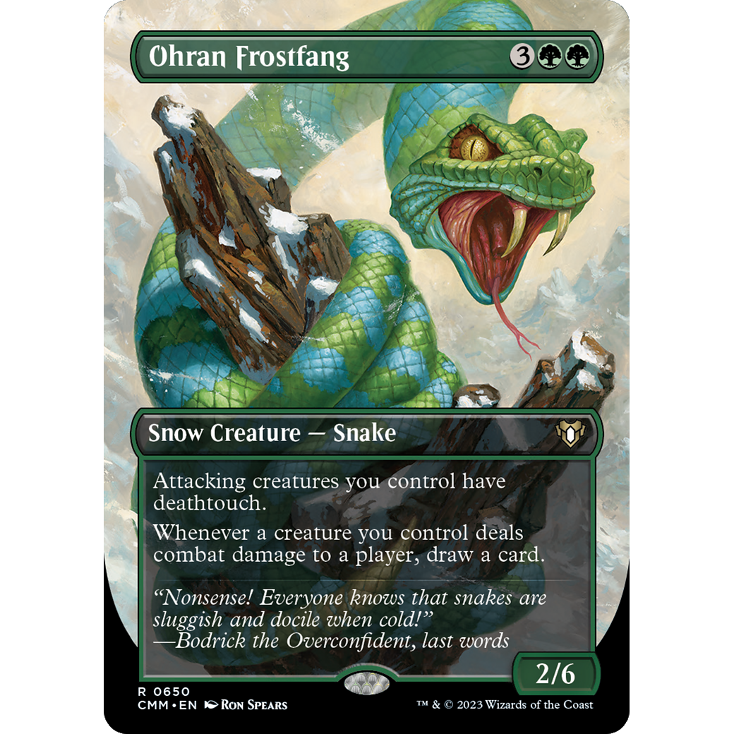 Ohran Frostfang (CMM-650) - Commander Masters (Borderless) Foil