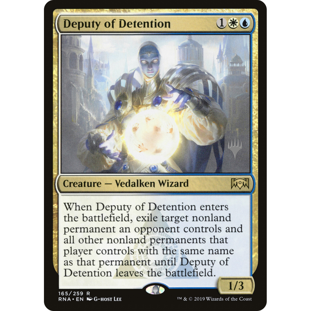 Deputy of Detention (PPELD-165) - Ravnica Allegiance Promos Foil