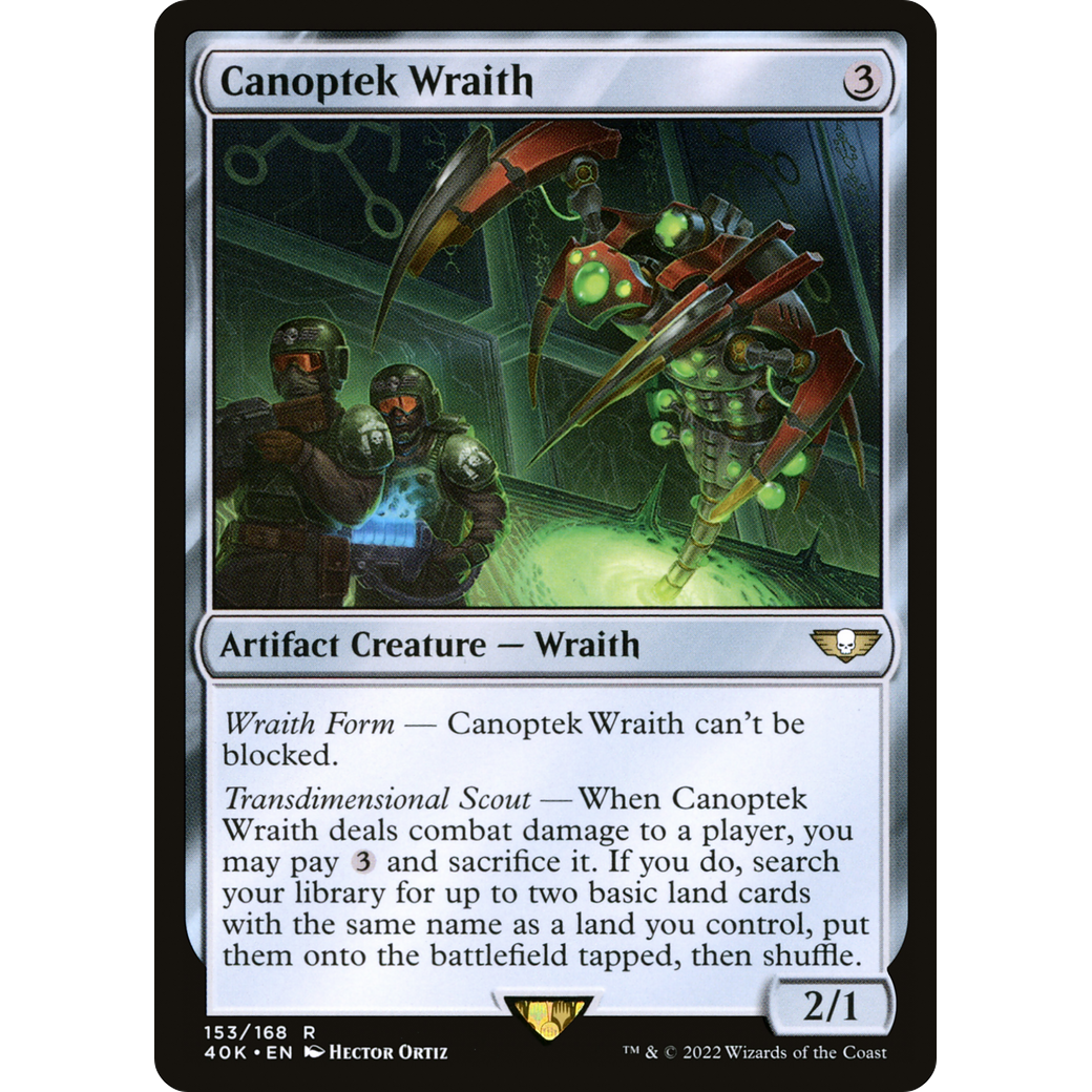 Canoptek Wraith (40K-153) - Warhammer 40,000 Commander