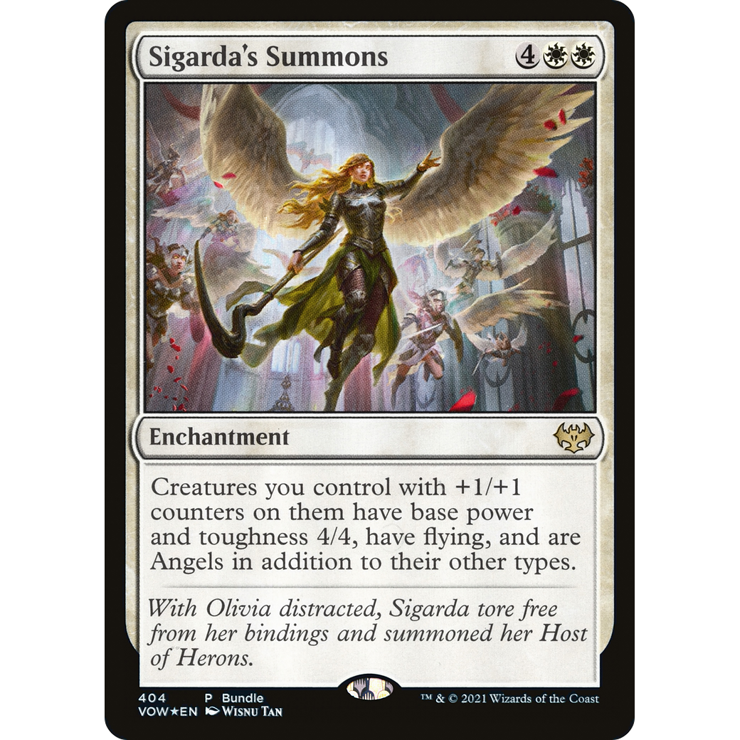 Sigarda's Summons (VOW Bundle) (UMP-404) - Innistrad: Crimson Vow Foil