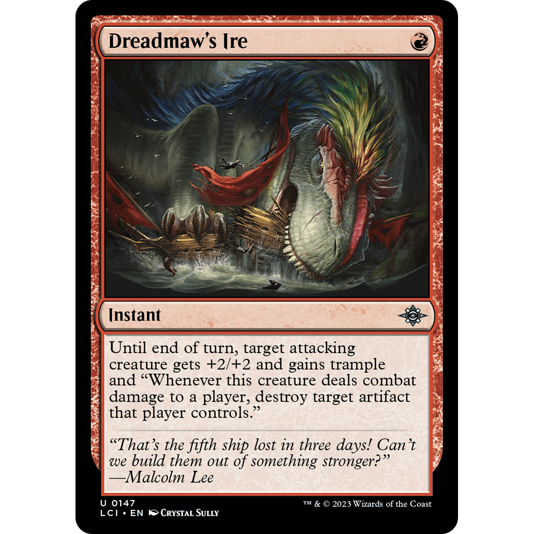 Dreadmaw's Ire (LCI-147) - The Lost Caverns of Ixalan Foil
