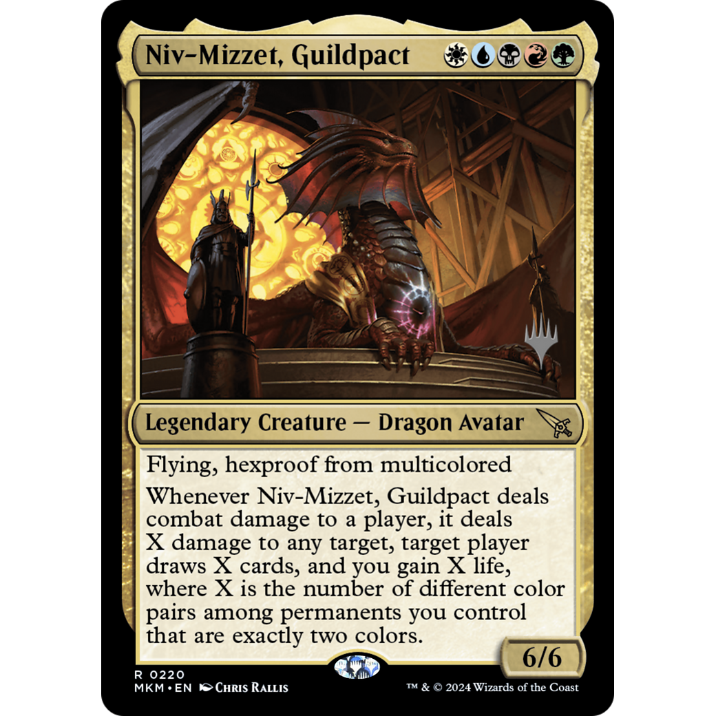 Niv-Mizzet, Guildpact (PPMKM-220P) - Murders at Karlov Manor Promos