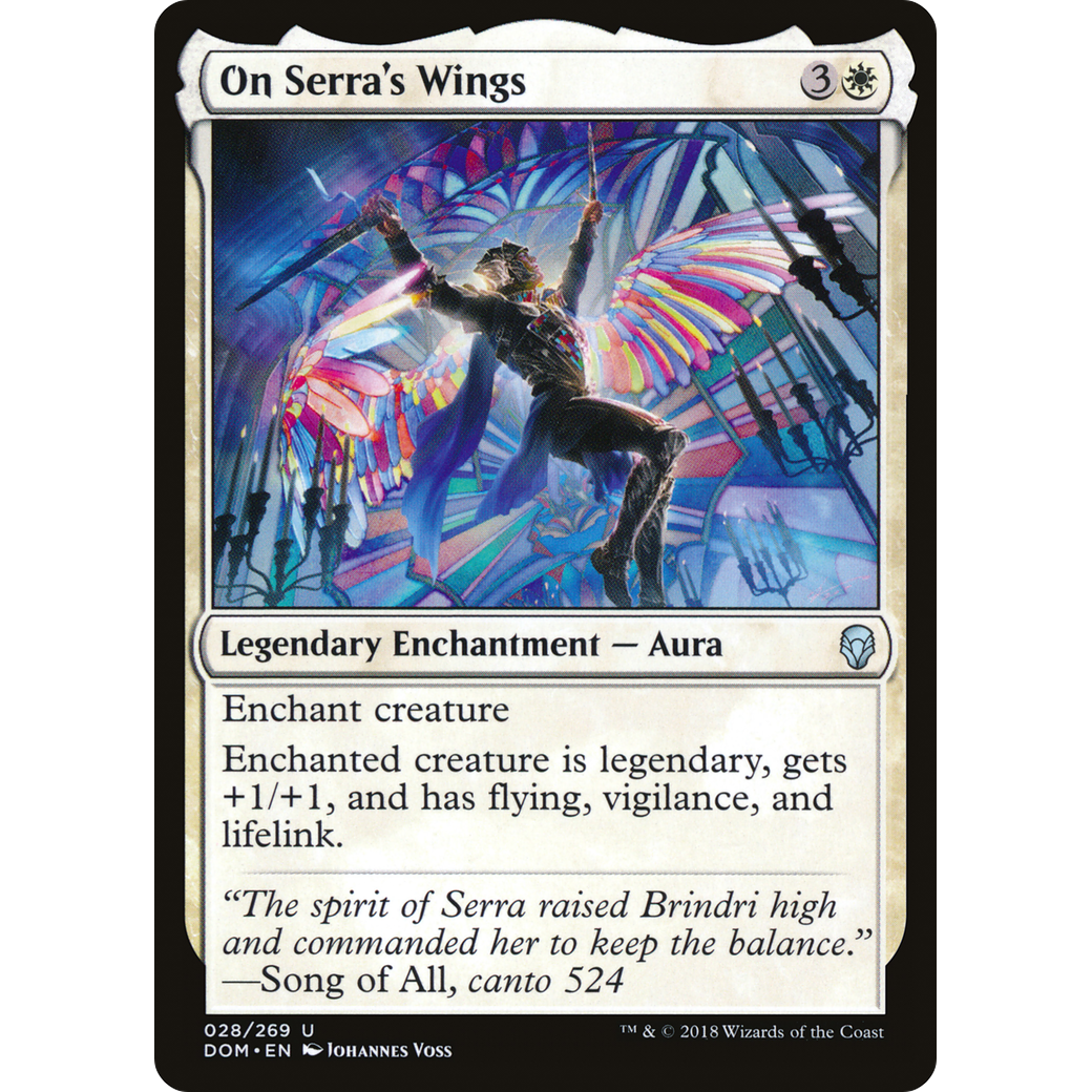On Serra's Wings (DOM-028) - Dominaria