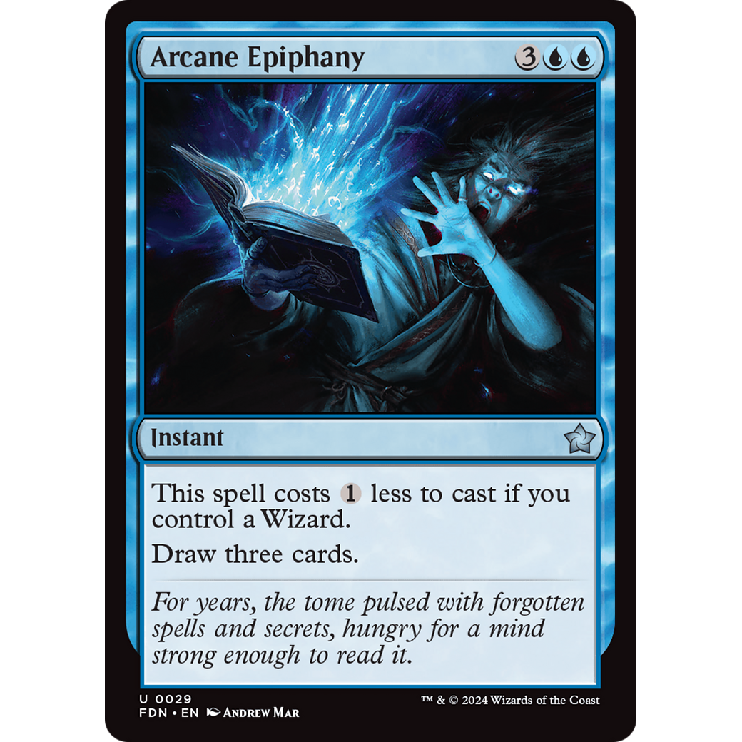 Arcane Epiphany (FDN-029) - Foundations Foil