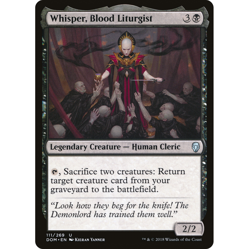 Whisper, Blood Liturgist (DOM-111) - Dominaria