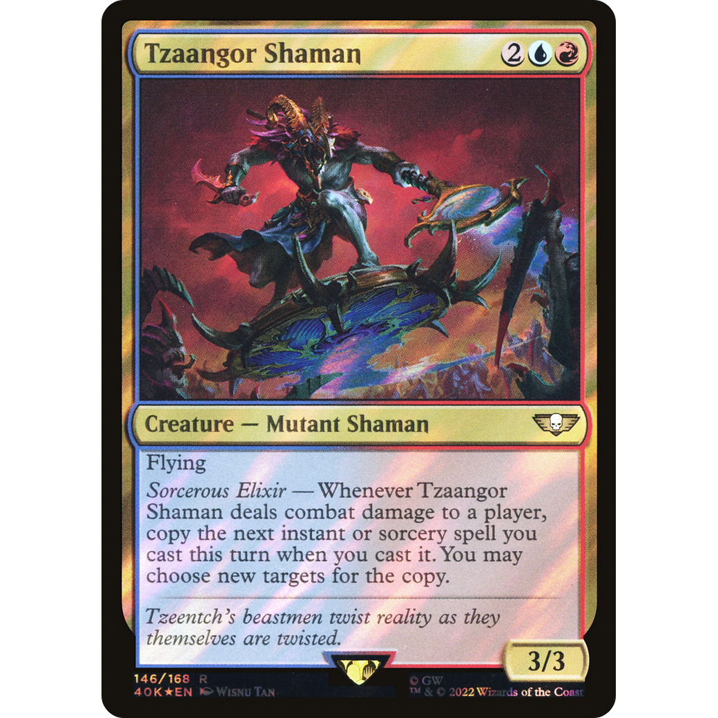 Tzaangor Shaman (40K-146) - Warhammer 40,000 Commander Foil