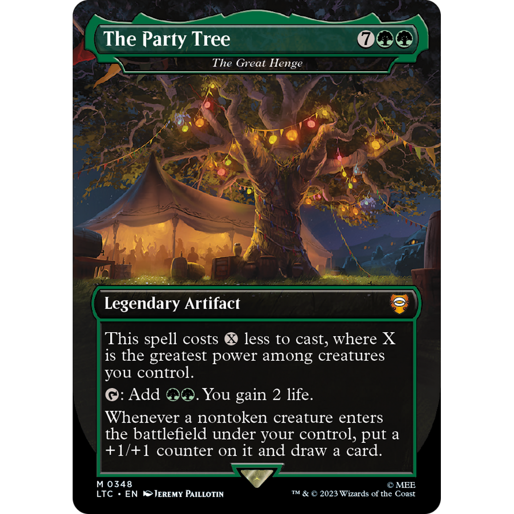 The Great Henge (LTC-348) - Tales of Middle-earth Commander / The Party Tree (Borderless) Foil