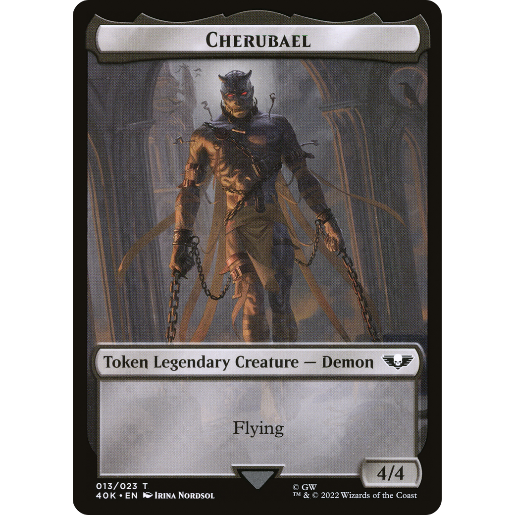 Cherubael (T40K-013) - Warhammer 40,000 Tokens