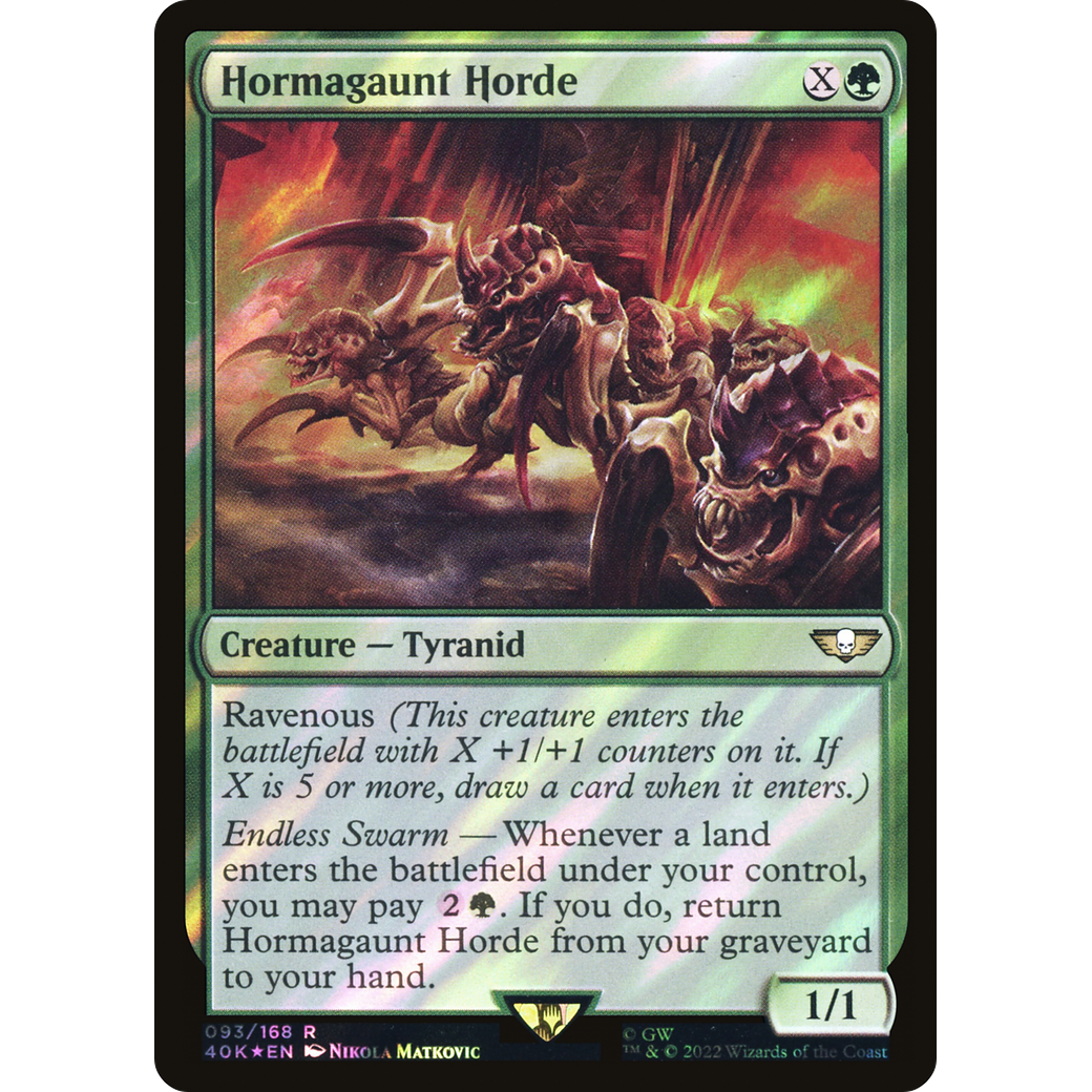 Hormagaunt Horde (40K-093) - Warhammer 40,000 Commander Foil