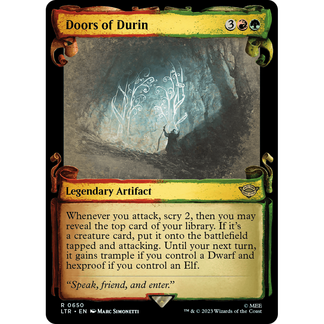 Doors of Durin (LTR-650) - The Lord of the Rings: Tales of Middle-earth: (Showcase) Foil